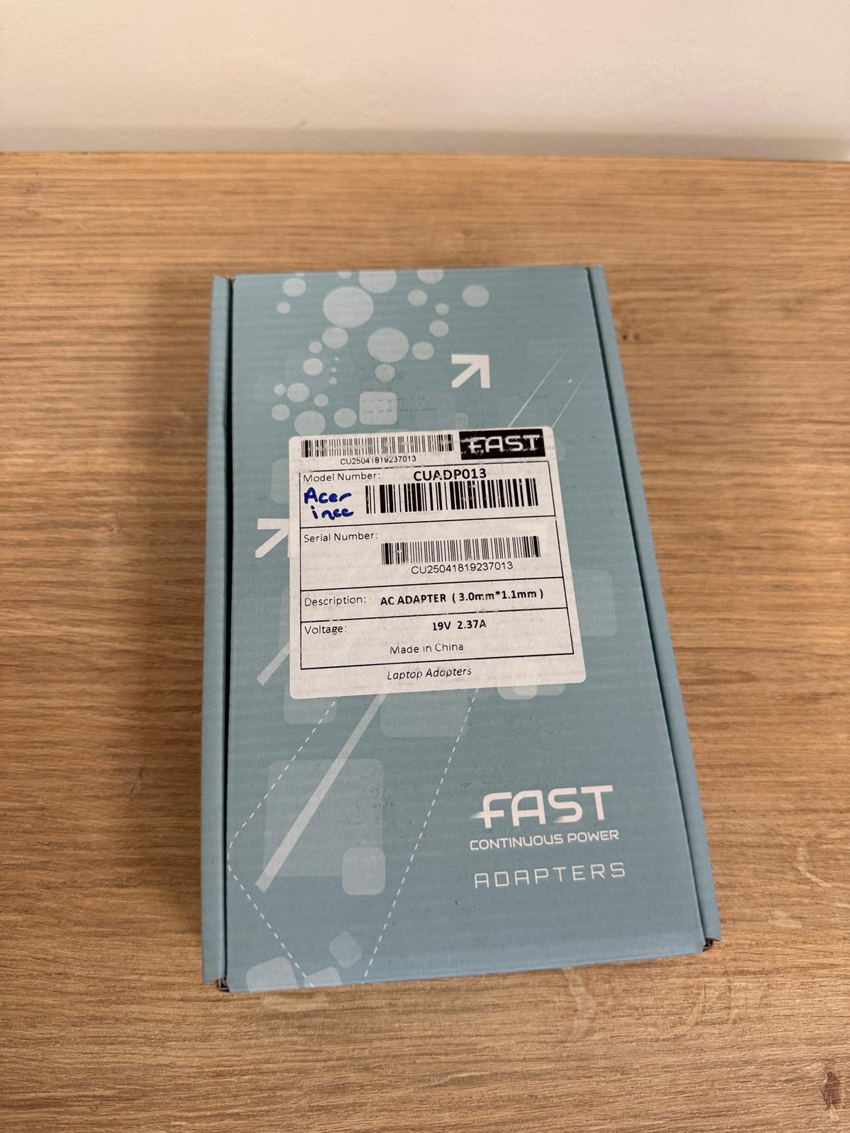 Acer Laptop Notebook Adaptör 19V 2,37A - İnce Uç